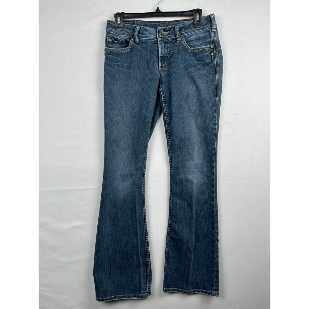 Silver Jeans Co Bootcut Medium Wash Denim‎ Blue Jeans Womens Size 31x31.5